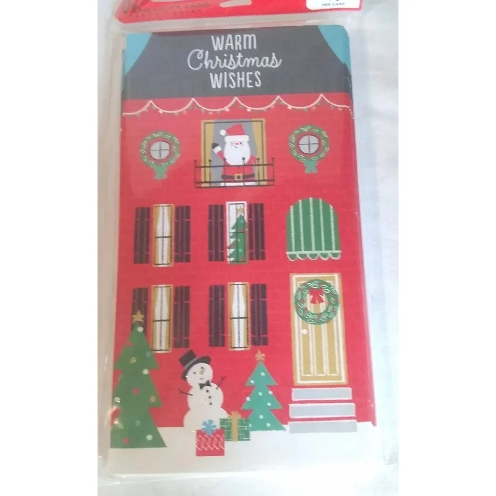 Money Gift Christmas Cards Envelopes (10)‎ House NEW Hallmark Connections